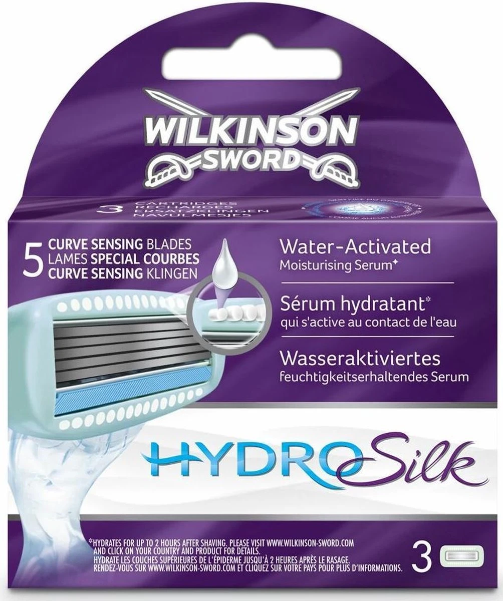 Wilkinson Sword - HYDRO Silk For Women ( 3 Stuks ) 3 Wilkinson Sword - HYDRO Silk For Women ( 3 Stuks )