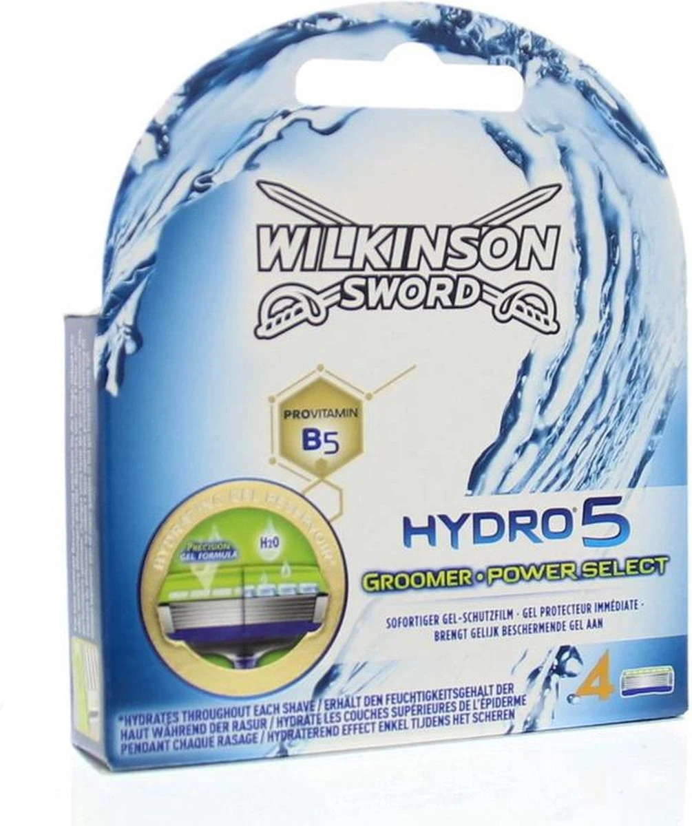Wilkinson Hydro 5 Scheermesjes - Groomer Power Select 4 Stuks 7 Wilkinson Hydro 5 Scheermesjes - Groomer Power Select 4 Stuks - Afbeelding 5