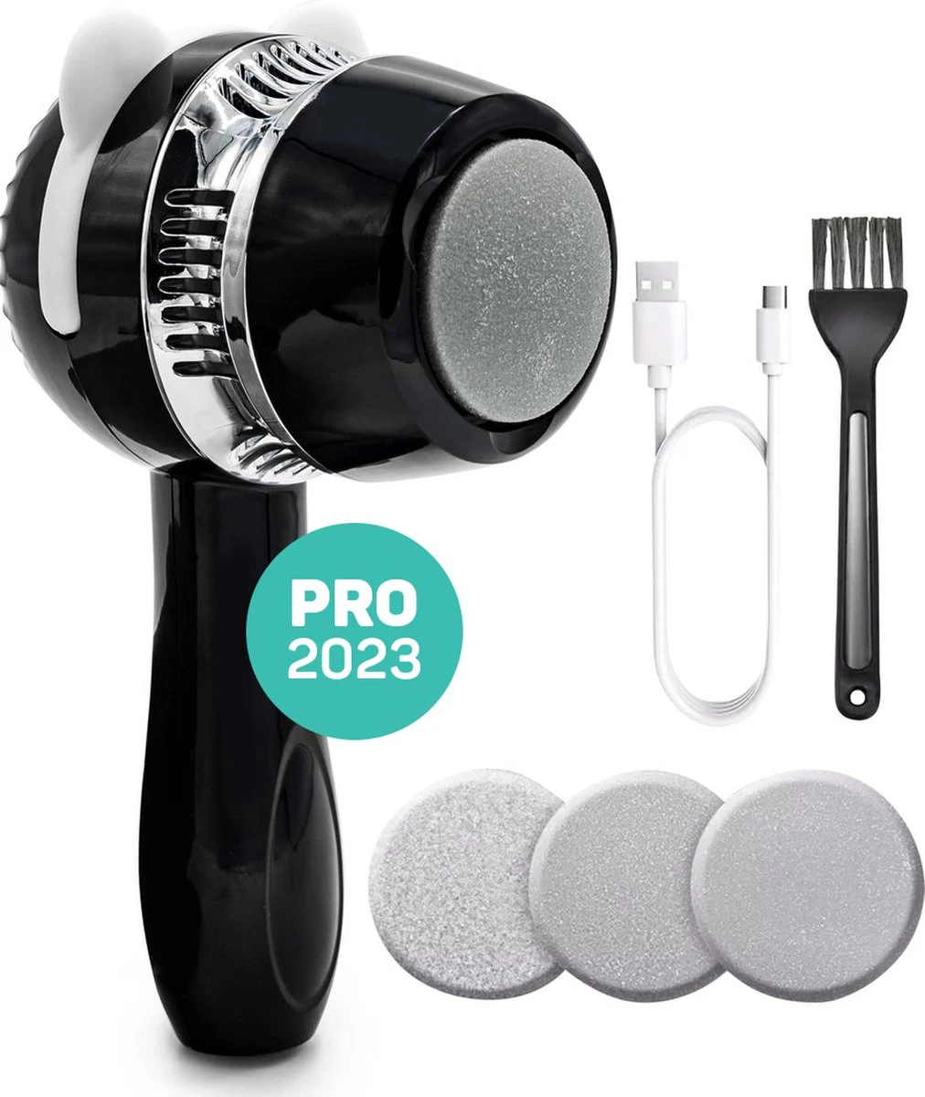 Vulpes BeautyCare® Elektrische Eelt Verwijderaar Pro – Stofzuigfunctie – 3 Snelheden – Inclusief 3 Vijlschijven & Borstel - USB-Oplaadbaar 3 Vulpes BeautyCare® Elektrische Eelt Verwijderaar Pro – Stofzuigfunctie – 3 Snelheden – Inclusief 3 Vijlschijven & Borstel - USB-Oplaadbaar