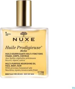 Nuxe Huile Prodigieuse Riche Dry Oil Droogolie - 100 Ml 37 Nuxe Huile Prodigieuse Riche Dry Oil Droogolie - 100 Ml -Lichaamsverzorging Winkel 1016x1200 3