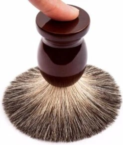 SIMIA™ Duurzaam Premium Scheerkwast - 100% Natuurlijk Haar - Zacht En Soepel - Optimale Verdeling Scheerschuim - Bruin -Lichaamsverzorging Winkel 1022x1200 1