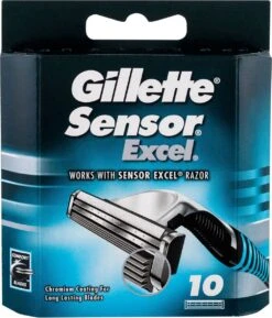 Gillette® Gillette Sensor Excel - 10 Stuks - Scheermesjes -Lichaamsverzorging Winkel 1024x1200 4