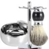 Complete Scheerset - Vaderdag Cadeau - RVS Scheerkom - Scheerkwast - Scheermeshouder - Badkamer Set - Scheerspullen -Lichaamsverzorging Winkel 1026x1200 1