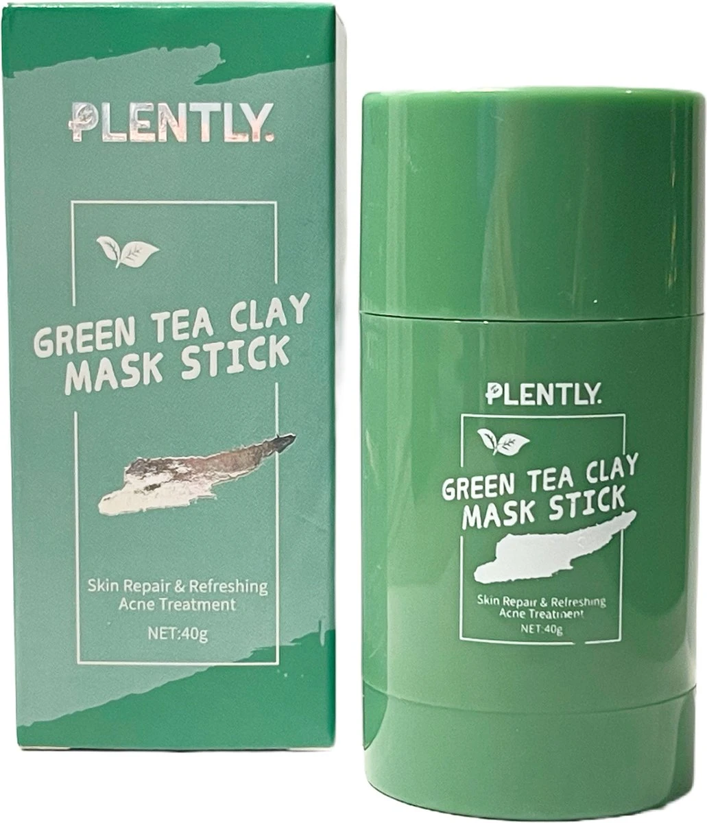 Plently - 1 + 1 Gratis - Groene Thee Masker - Green Mask Stick - 100% Natuurlijk Masker - Gezichtsmasker - Klei Masker - Anti Acne Masker - Verzorgend Masker - Groene Thee - Huidverzorging - Verkoelend - Hydraterend - Hoge Kwaliteit 3 Plently - 1 + 1 Gratis - Groene Thee Masker - Green Mask Stick - 100% Natuurlijk Masker - Gezichtsmasker - Klei Masker - Anti Acne Masker - Verzorgend Masker - Groene Thee - Huidverzorging - Verkoelend - Hydraterend - Hoge Kwaliteit