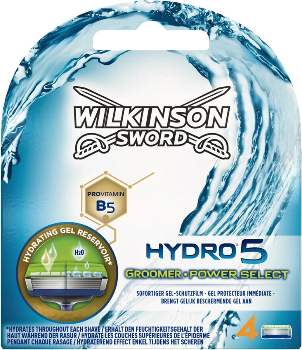 Wilkinson Hydro 5 Scheermesjes - Groomer Power Select 4 Stuks 5 Wilkinson Hydro 5 Scheermesjes - Groomer Power Select 4 Stuks - Afbeelding 3