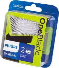 Philips OneBlade Original Blade QP220/50 - Vervangmesjes - 2 Stuks -Lichaamsverzorging Winkel 1050x1200