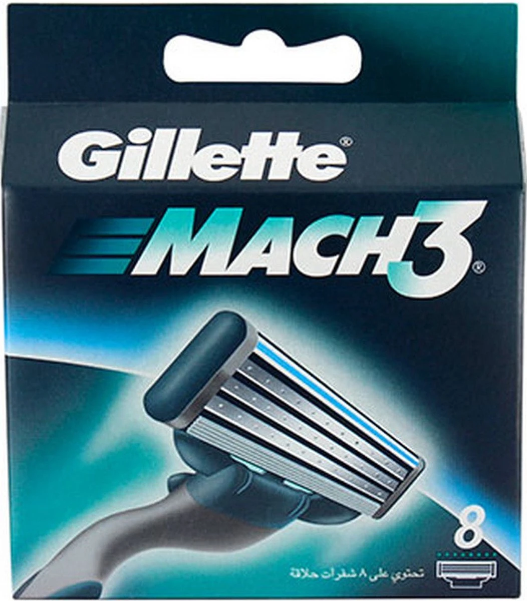 Gillette® Gillette Mach3 - 8 Stuks - Scheermesjes 6 Gillette® Gillette Mach3 - 8 Stuks - Scheermesjes - Afbeelding 4
