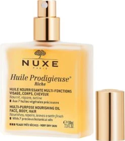 Nuxe Huile Prodigieuse Riche Dry Oil Droogolie - 100 Ml 29 Nuxe Huile Prodigieuse Riche Dry Oil Droogolie - 100 Ml -Lichaamsverzorging Winkel 1061x1200 4