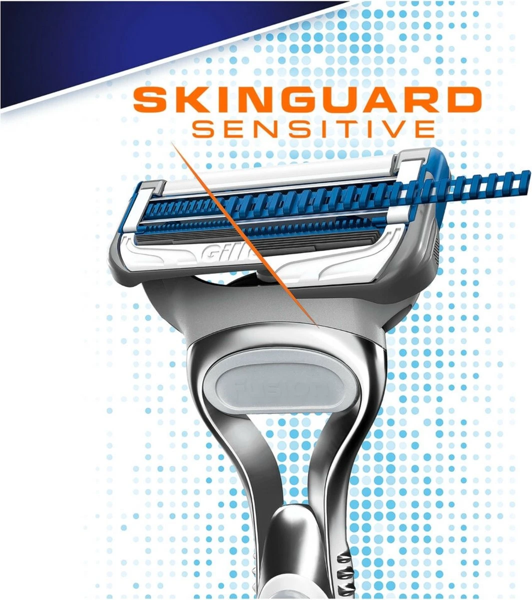 Gillette® Gillette SkinGuard Sensitive Scheermesjes Mannen - 8 Stuks - Brievenbus Verpakking 4 Gillette® Gillette SkinGuard Sensitive Scheermesjes Mannen - 8 Stuks - Brievenbus Verpakking - Afbeelding 2