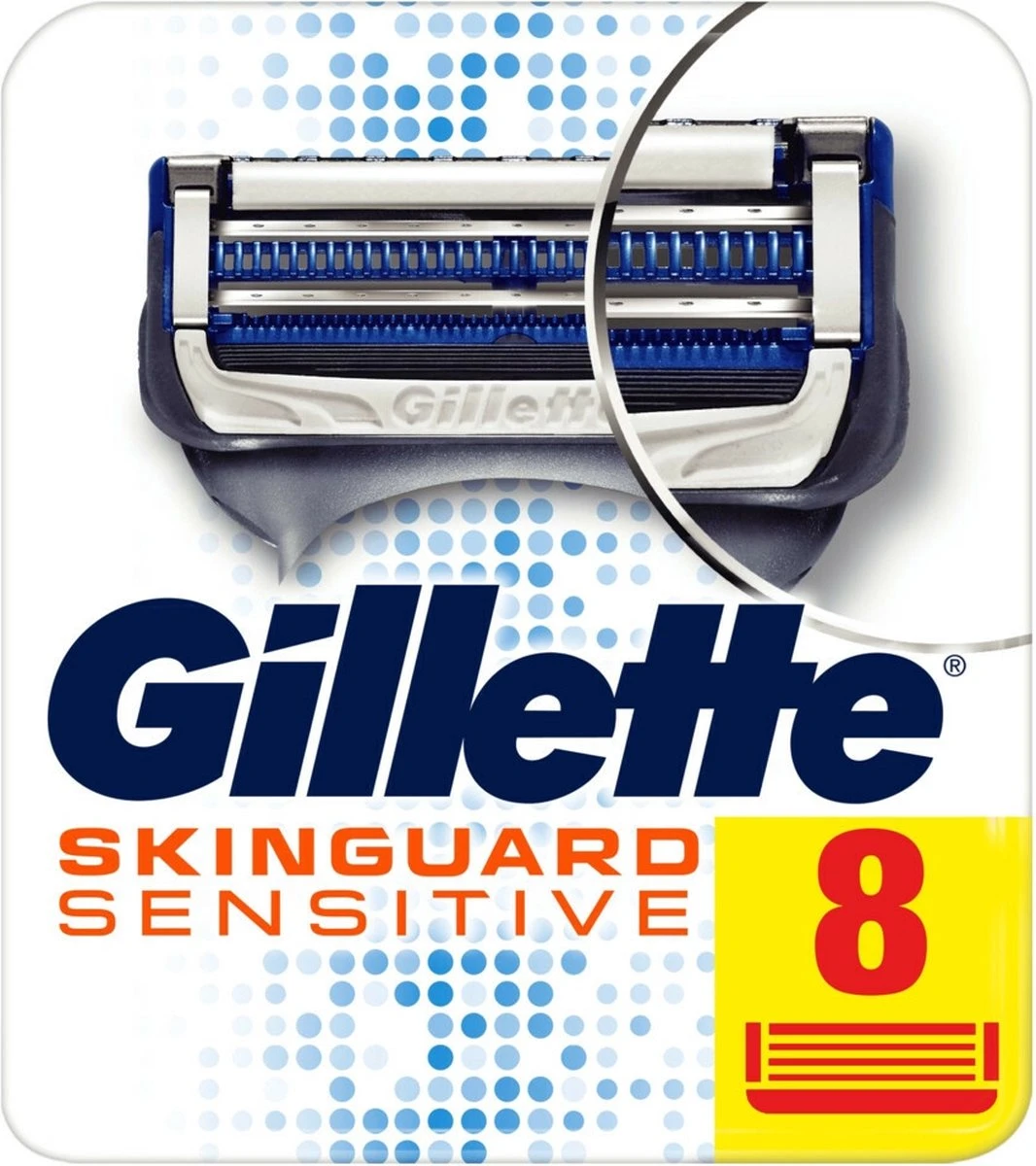 Gillette® Gillette SkinGuard Sensitive Scheermesjes Mannen - 8 Stuks - Brievenbus Verpakking 3 Gillette® Gillette SkinGuard Sensitive Scheermesjes Mannen - 8 Stuks - Brievenbus Verpakking