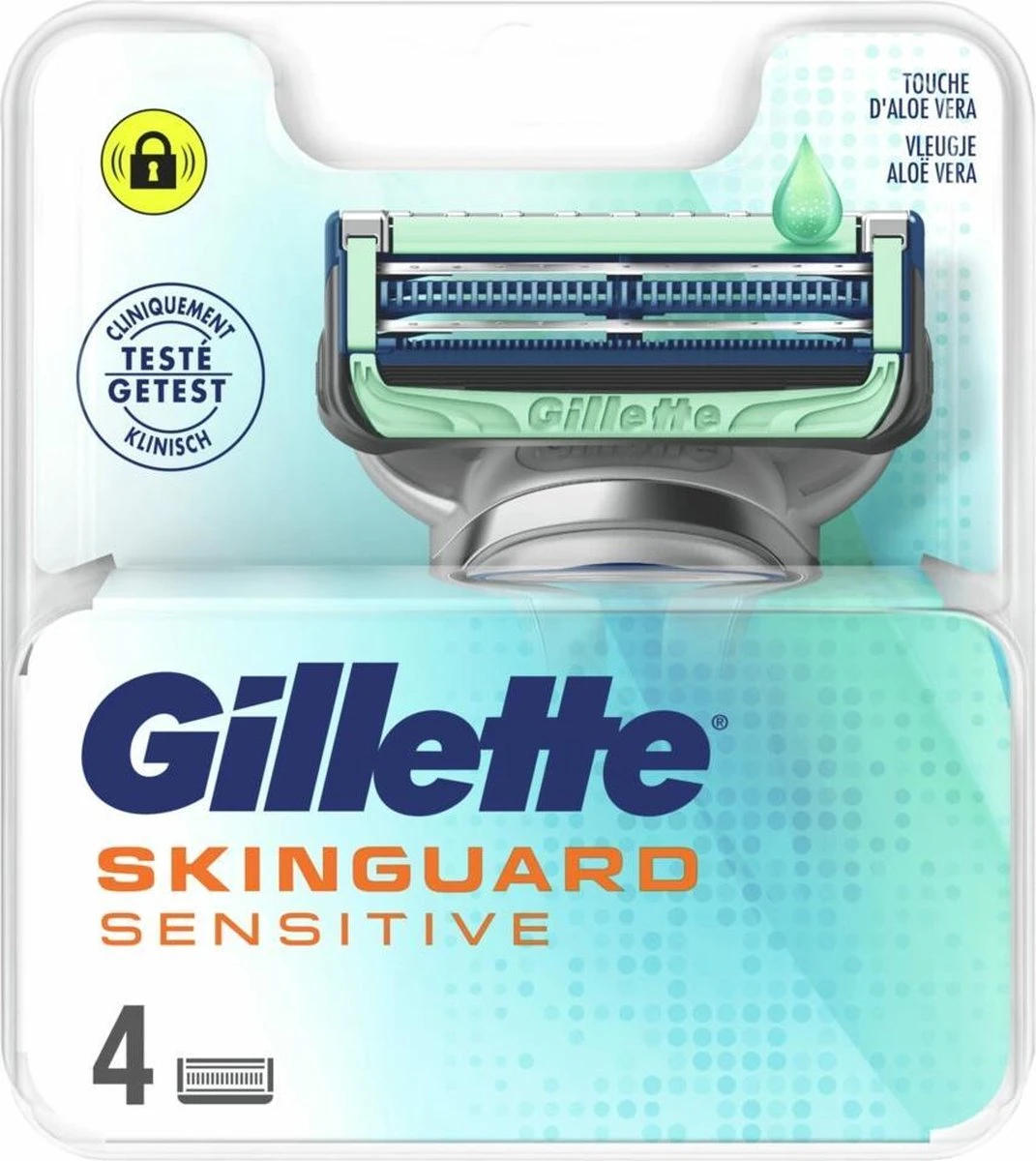 Gillette® Gillette Scheermesjes SkinGuard Sensitive 4 Stuks 4 Gillette® Gillette Scheermesjes SkinGuard Sensitive 4 Stuks - Afbeelding 2