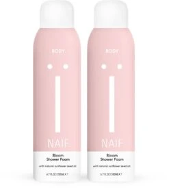 Naïf Bloom Doucheschuim - 2 X 200ml - Met Natuurlijke Ingrediënten