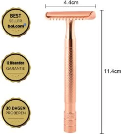 Bolano® Safety Razor Set Rose Gold + 30 Double Edge Scheermesjes + Houder - Klassiek Scheermes Voor Mannen En Vrouwen - D663 25 Bolano® Safety Razor Set Rose Gold + 30 Double Edge Scheermesjes + Houder - Klassiek Scheermes Voor Mannen En Vrouwen - D663 -Lichaamsverzorging Winkel 1081x1200 1