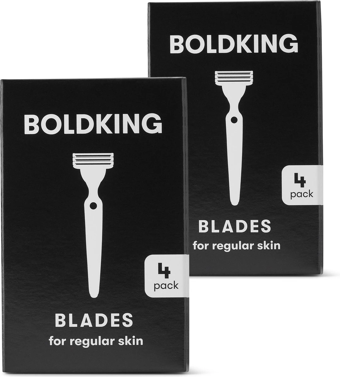 Boldking The Refill Blades Duo Pack 8x - Scheermesjes Voor Normale Huid 3 Boldking The Refill Blades Duo Pack 8x - Scheermesjes Voor Normale Huid