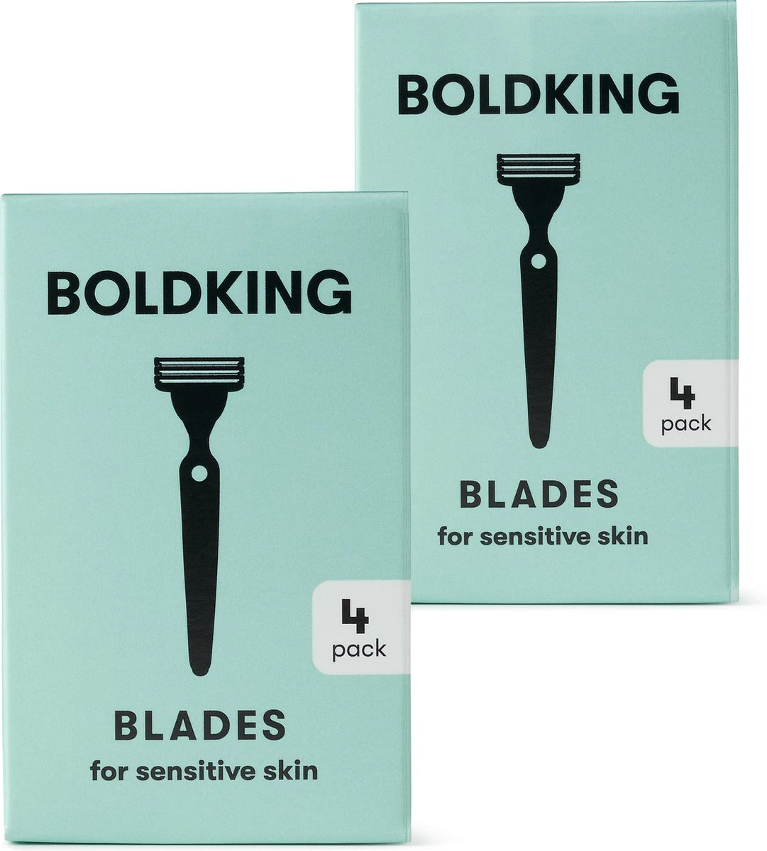 Boldking The Refill Blades Duo Pack 8x - Scheermesjes Voor Gevoelige Huid 3 Boldking The Refill Blades Duo Pack 8x - Scheermesjes Voor Gevoelige Huid