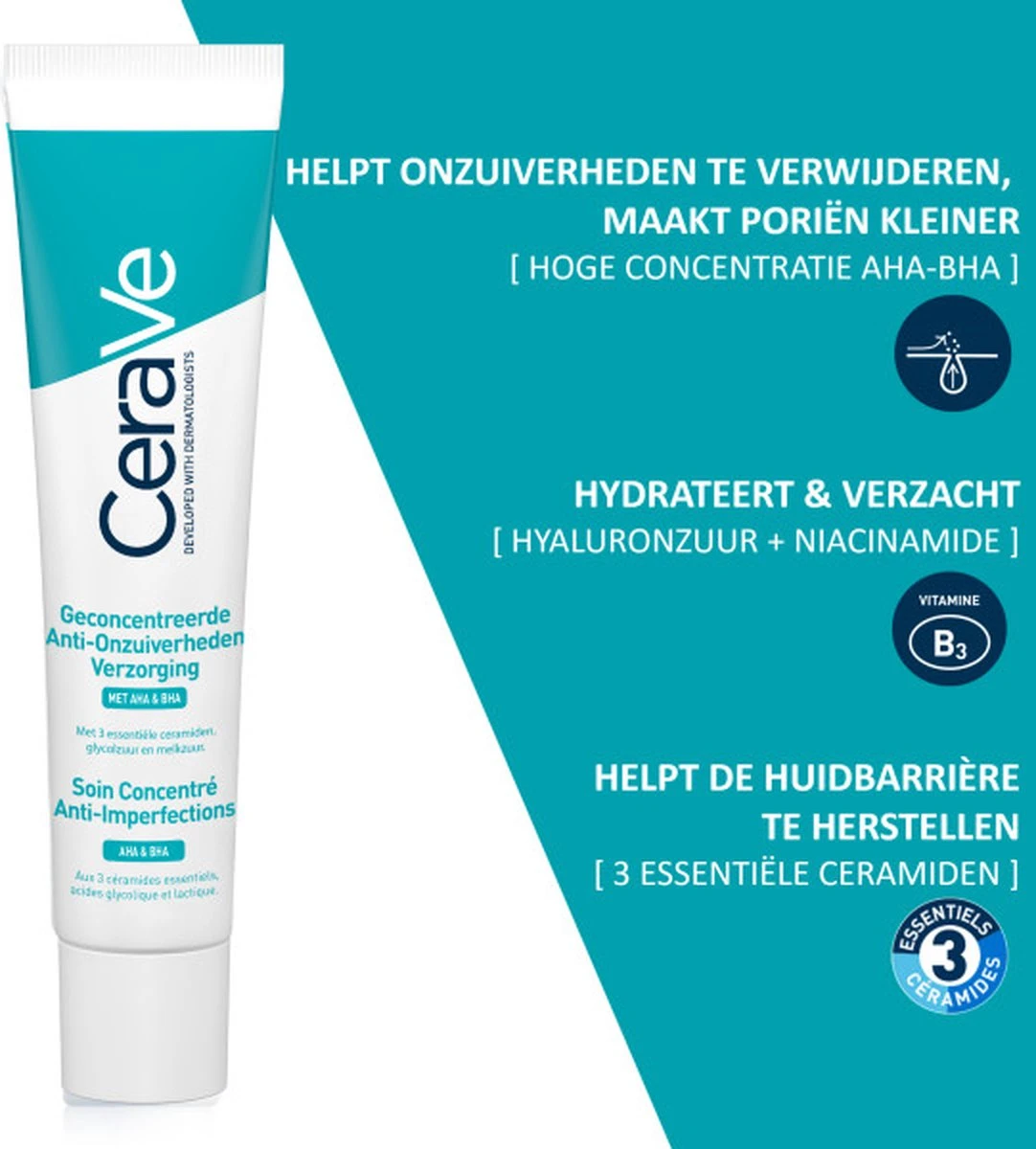 CeraVe Acne Control Gel - 40ml - Voor Onzuivere Huid Met Neiging Tot Acne 10 CeraVe Acne Control Gel - 40ml - Voor Onzuivere Huid Met Neiging Tot Acne - Afbeelding 8