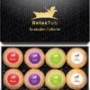 RelaxTub® Bruisballen - Bruisballen Voor Bad - Natuurlijke Kokosboter & Arganolie - Bath Bombs - Badbom - Badballen - Dierproefvrij - 8 X 80g XL Formaat - Inclusief Luxe Cadeauverpakking - Geschikt Voor Volwassene & Kind
