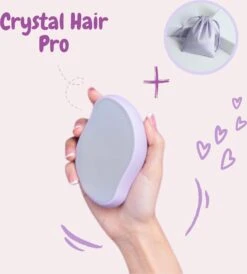 Crystal Hair Pro | Paars | Inclusief Gratis Opbergzakje | Crystal Hair Remover | Crystal Hair Removal | Crystal Hair Eraser