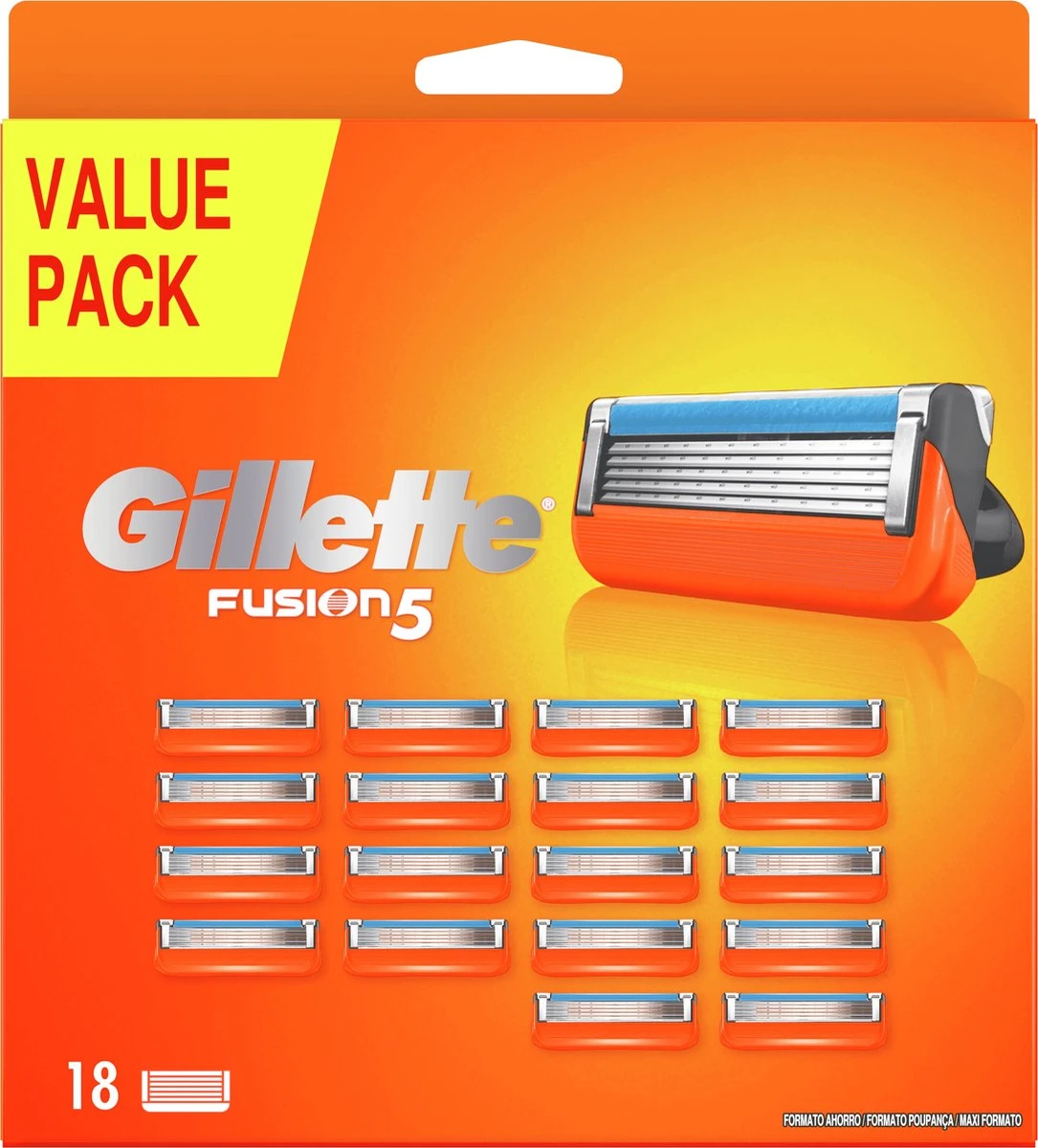 Gillette® Gillette Fusion5 Navulmesjes - Voordeelverpakking 18 Stuks 11 Gillette® Gillette Fusion5 Navulmesjes - Voordeelverpakking 18 Stuks - Afbeelding 9
