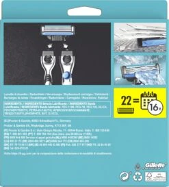 Gillette® Gillette Mach3 Navulmesjes - 22 Stuks -Lichaamsverzorging Winkel 1085x1200 9