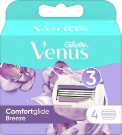Gillette Venus Comfortglide Breeze Scheermesjes Voor Vrouwen - 4 Navulmesjes -Lichaamsverzorging Winkel 1087x1200
