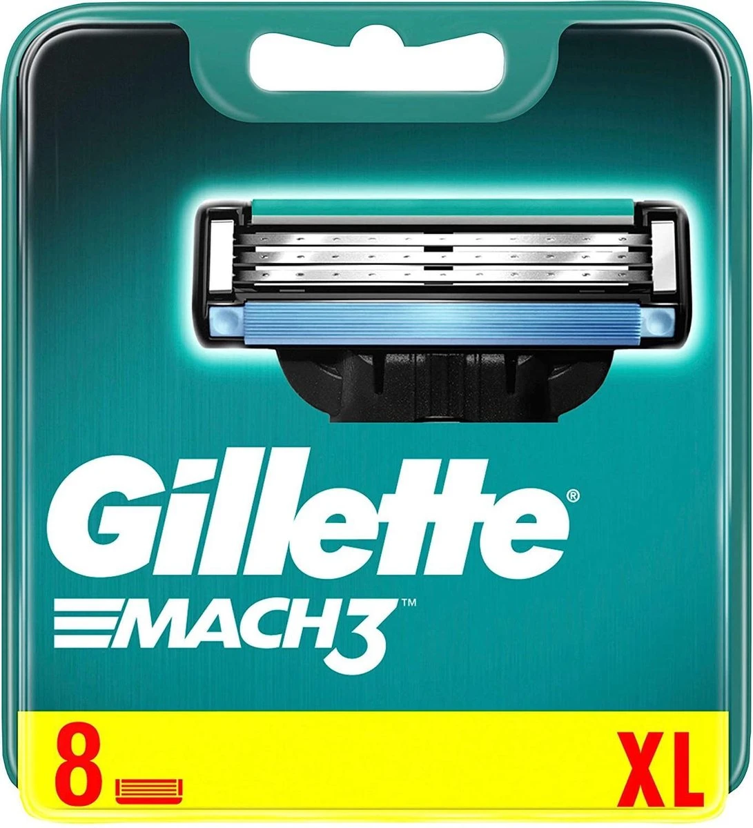Gillette® Gillette Mach 3 - 8 Stuks - Scheermesjes 3 Gillette® Gillette Mach 3 - 8 Stuks - Scheermesjes