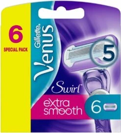 Gillette Venus Swirl Extra Glad Scheermesjes Vrouwen - 6 Stuks -Lichaamsverzorging Winkel 1093x1200 3