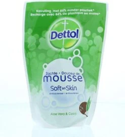 Dettol Handzeep Zachte Mousse - Antibacterieel - Navulling Magic Foam - Aloe Vera & Coco - 200 Ml -Lichaamsverzorging Winkel 1097x1200
