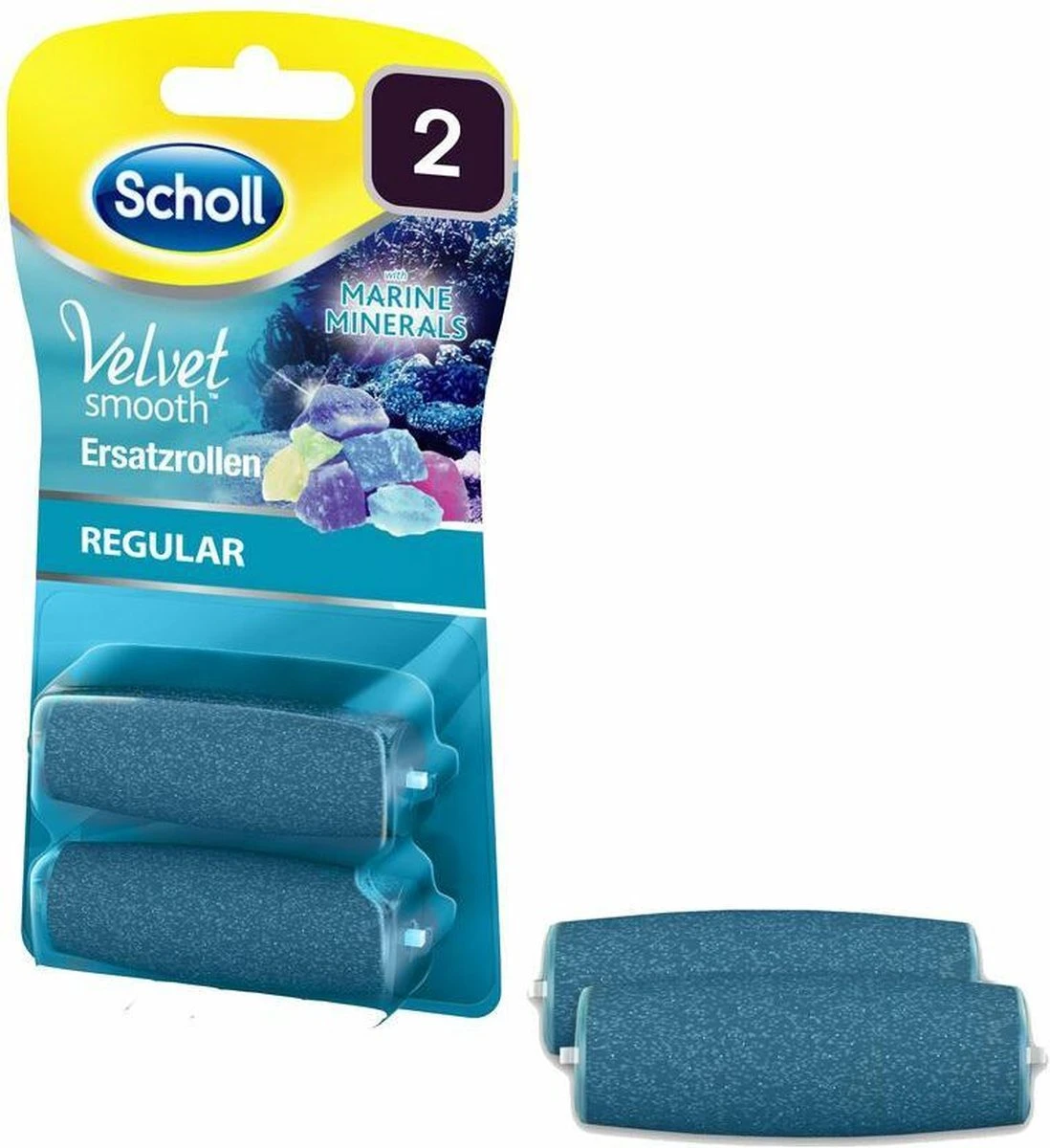 Scholl Velvet Smooth - Navulling Eeltverwijderaar - Regular - Voetvijl - 2 Stuks 4 Scholl Velvet Smooth - Navulling Eeltverwijderaar - Regular - Voetvijl - 2 Stuks - Afbeelding 2
