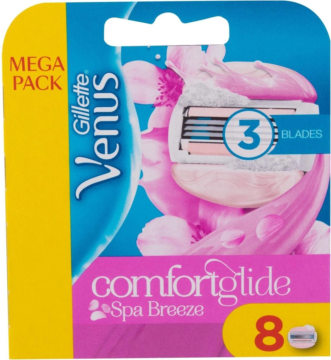 Gillette Venus Comfortglide Spa Breeze Scheermesjes Voor Vrouwen - 8 Navulmesjes 8 Gillette Venus Comfortglide Spa Breeze Scheermesjes Voor Vrouwen - 8 Navulmesjes - Afbeelding 6