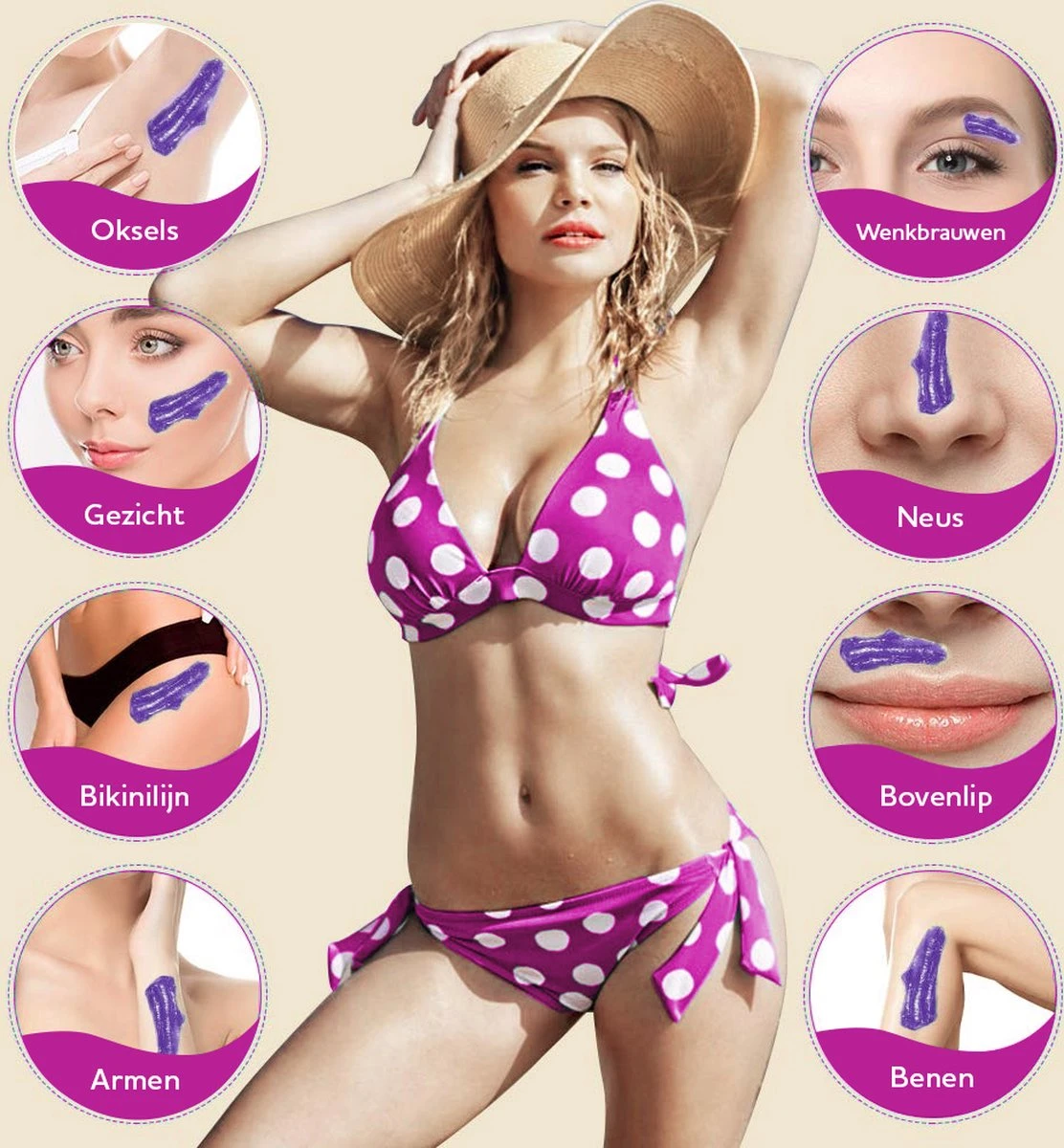 Wax Apparaat Voor Ontharen Van Lichaam - Wax Verwarmer - Wit 9 Wax Apparaat Voor Ontharen Van Lichaam - Wax Verwarmer - Wit - Afbeelding 7