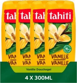 Tahiti Vanille Douchegel 4 X 300ml - Voordeelverpakking