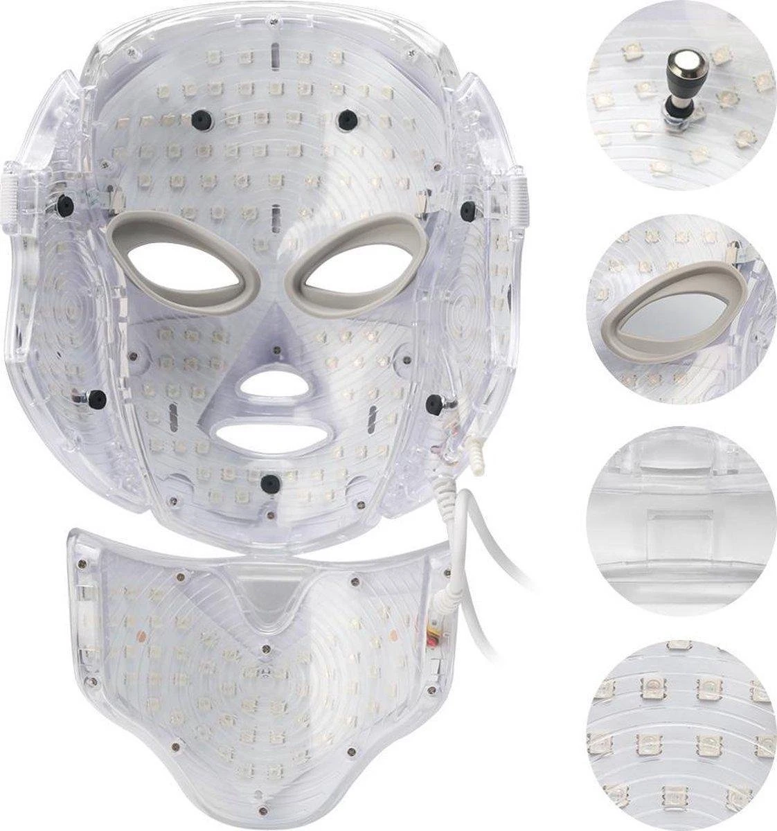 JTEX® - Professioneel LED Masker - Gezichtsmasker - Face Mask - Lichttherapie - 7 Soorten Behandelingen - Anti Rimpel - Anti Acne Huidverzorging - Skin Cleaner - Masker - Anti Aging Mask - Gezichtsbehandeling - New Generation - LED Masker 9 JTEX® - Professioneel LED Masker - Gezichtsmasker - Face Mask - Lichttherapie - 7 Soorten Behandelingen - Anti Rimpel - Anti Acne Huidverzorging - Skin Cleaner - Masker - Anti Aging Mask - Gezichtsbehandeling - New Generation - LED Masker - Afbeelding 7