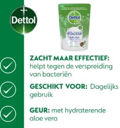 Dettol Handzeep Zachte Mousse - Antibacterieel - Navulling Magic Foam - Aloe Vera & Coco - 200 Ml -Lichaamsverzorging Winkel 1125x1200 10