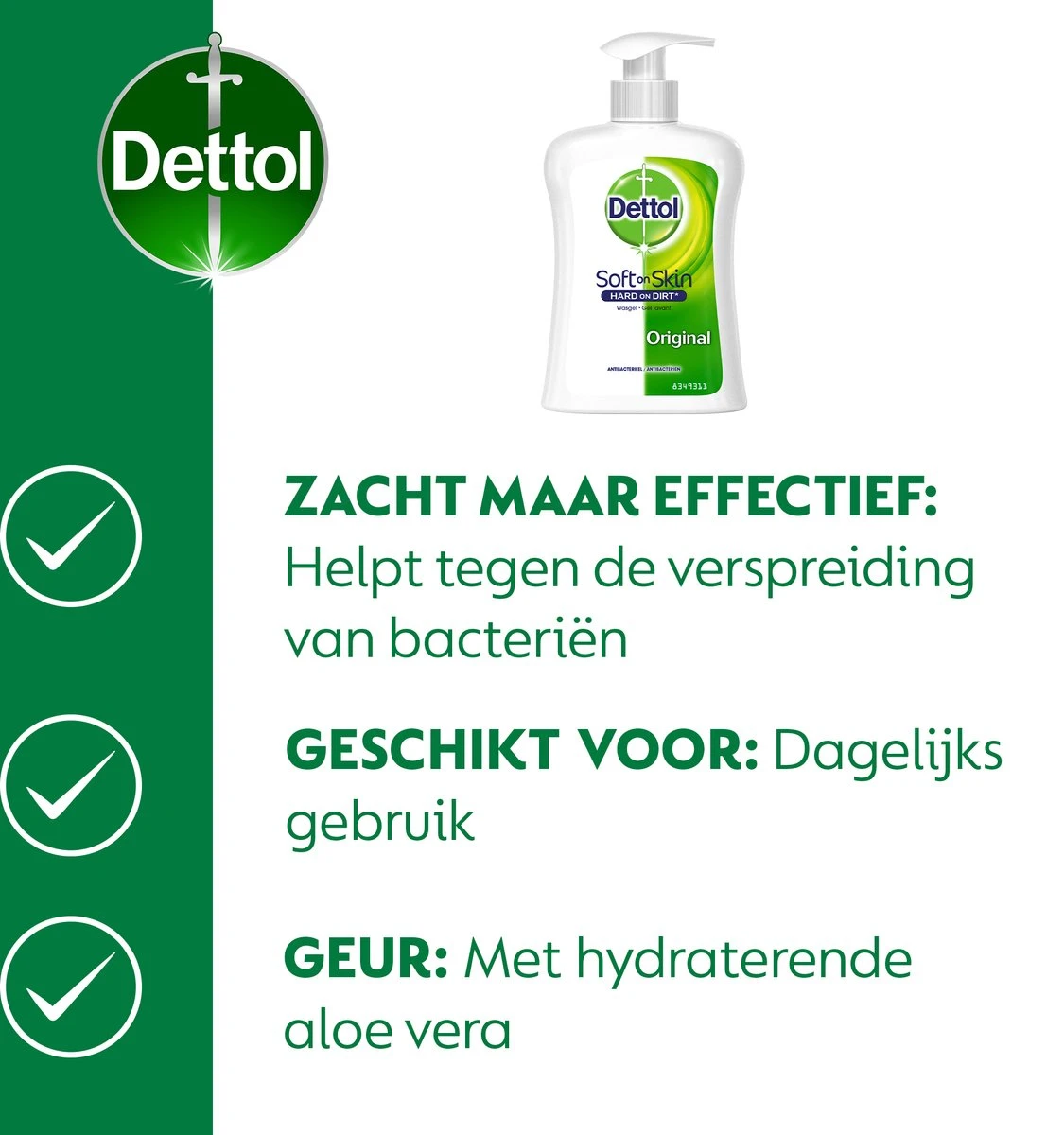 Dettol - Handzeep - Antibacterieel - Original - 6 X 250 Ml 8 Dettol - Handzeep - Antibacterieel - Original - 6 X 250 Ml - Afbeelding 6