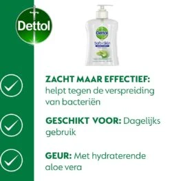 Dettol - Handzeep - Antibacterieel - Verzachtend - Aloë Vera - 6 X 250 Ml 21 Dettol - Handzeep - Antibacterieel - Verzachtend - Aloë Vera - 6 X 250 Ml -Lichaamsverzorging Winkel 1125x1200 5