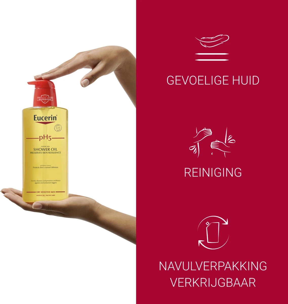 Eucerin PH5 Douche Olie - 400 Ml 11 Eucerin PH5 Douche Olie - 400 Ml - Afbeelding 9