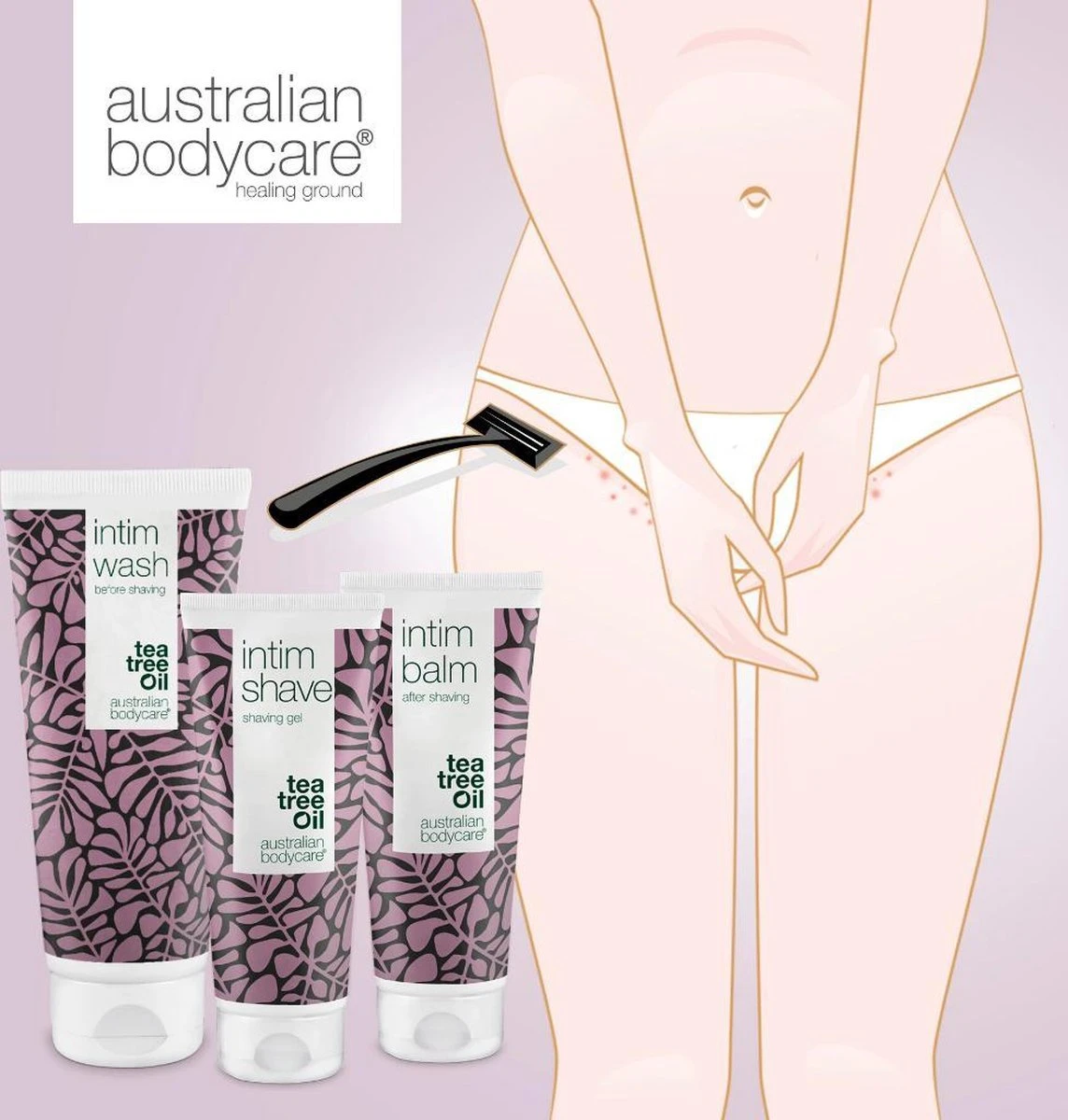 Serie Scheren Intieme Zone - 3 Producten Voor Het Verwijderen Van Rode Bultjes, Vlekjes En Ingegroeide Haren Na Het Scheren. De Serie Bevat: Intim Wash 200ml, Intim Shave 100ml, Intieme Aftershave Balsem 100ml | Australian Bodycare 9 Serie Scheren Intieme Zone - 3 Producten Voor Het Verwijderen Van Rode Bultjes, Vlekjes En Ingegroeide Haren Na Het Scheren. De Serie Bevat: Intim Wash 200ml, Intim Shave 100ml, Intieme Aftershave Balsem 100ml | Australian Bodycare - Afbeelding 7