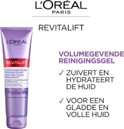 L'Oréal Paris Revitalift Volumegevende Reinigingsgel - Gezichtsreiniger Met Hyaluronzuur - 150 Ml -Lichaamsverzorging Winkel 1149x1200