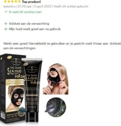 Aichun Beauty The Dead Sea Mud Peel Off Mask - Tegen Mee-Eters En Verstopte Poriën - Acne - Natuurlijk Product - 120ML -Lichaamsverzorging Winkel 1155x1200 1
