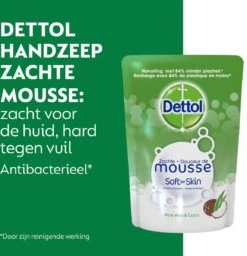 Dettol Handzeep Zachte Mousse - Antibacterieel - Navulling Magic Foam - Aloe Vera & Coco - 200 Ml -Lichaamsverzorging Winkel 1157x1200 2