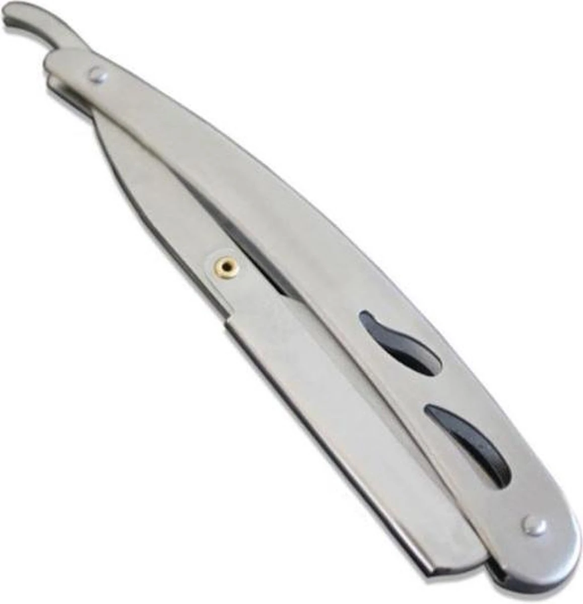 Merkloos Klassiek Barbiersmes: Scheren Als Bij De Kapper! Open Straight Edge Klapmes - Scheermes - Razor - Cutthroat Van RVS Roestvrij Staal. Inclusief 10 Vervangbare Scheermesjes! 5 Merkloos Klassiek Barbiersmes: Scheren Als Bij De Kapper! Open Straight Edge Klapmes - Scheermes - Razor - Cutthroat Van RVS Roestvrij Staal. Inclusief 10 Vervangbare Scheermesjes! - Afbeelding 3