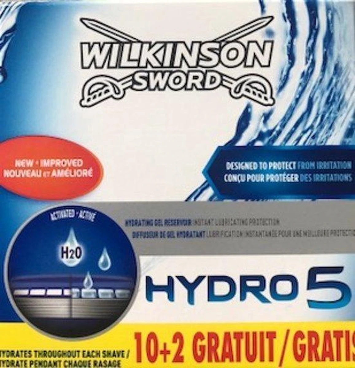 Wilkinson Sword Hydro 5 -12 Stuks - Scheermesjes 4 Wilkinson Sword Hydro 5 -12 Stuks - Scheermesjes - Afbeelding 2