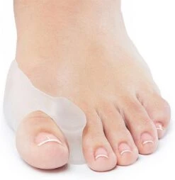 Merkloos Hallux Valgus Siliconen Teencorrector/Spreider En Beschermer Grote Teen – Siliconen Teenspreiders (Per Paar) - Beigeig -Lichaamsverzorging Winkel 1165x1200