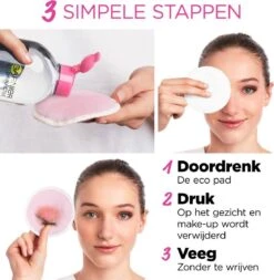 Garnier SkinActive Eco Pads - Herbruikbare Wattenschijfjes - 3 Stuks - Duurzame Gezichtsreiniging -Lichaamsverzorging Winkel 1171x1200 1