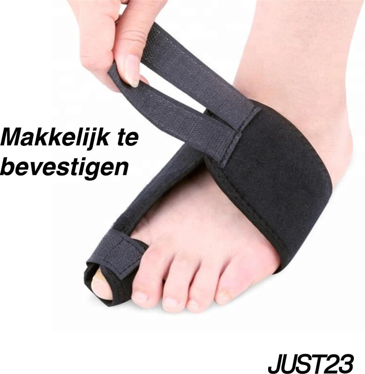 JUST23 Hallux Valgus Grote Teencorrector - Maat 35-38 (S) - Epitact - Teen Bescherming - Teenspreider - Brace Voor Grote Teen - Teen Corrector - Voet Brace - Teen Spalk - Teen Beschermer 8 JUST23 Hallux Valgus Grote Teencorrector - Maat 35-38 (S) - Epitact - Teen Bescherming - Teenspreider - Brace Voor Grote Teen - Teen Corrector - Voet Brace - Teen Spalk - Teen Beschermer - Afbeelding 6