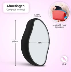 Cheveux Crystal Hair Removal – Scrubi - Kristal Ontharing Benen – Kristalpad Haarverwijderaar Voor Vrouwen – Hair Eraser – Bleame -Lichaamsverzorging Winkel 1177x1200