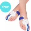 Hallux Valgus Statische Nachtspalk - Rechts + Links - Foot Pijnbestrijding - Teen Separator - Duim Corrector - Blauw / Wit -Lichaamsverzorging Winkel 1183x1200 2