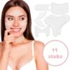 Anti Rimpel Pads - 11 Stuks - Tegen Rimpels En Fijne Lijntjes - Huidverstrakking - Huidverjonging - Anti Aging - Huidverzorging - Huidherstellende Patches - Collageen Eye Patches - Beauty Pads - Collageen Pads -Lichaamsverzorging Winkel 1187x1200 19
