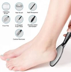 FAO 13in1 Eelt Verwijderaar - Incl. Pedicure Set - Professionele Voetvijl - Waterdichte Voetrasp - Eeltschaaf Oplaadbaar - Elektrische Eeltrasp - Zwart 7 FAO 13in1 Eelt Verwijderaar - Incl. Pedicure Set - Professionele Voetvijl - Waterdichte Voetrasp - Eeltschaaf Oplaadbaar - Elektrische Eeltrasp - Zwart -Lichaamsverzorging Winkel 1188x1200